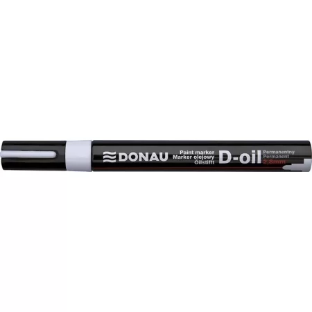 MARKER OLEJOWY DONAU D-OIL OKRĄGŁY 2,8MM BIAŁY
