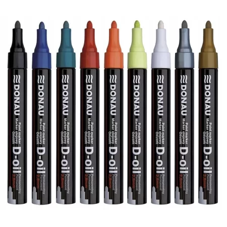 MARKER OLEJOWY DONAU D-OIL OKRĄGŁY 2,8MM BIAŁY