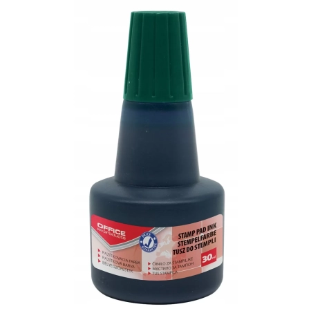TUSZ DO PIECZĄTEK OFFFICE PRODUCTS 30ML ZIELONY