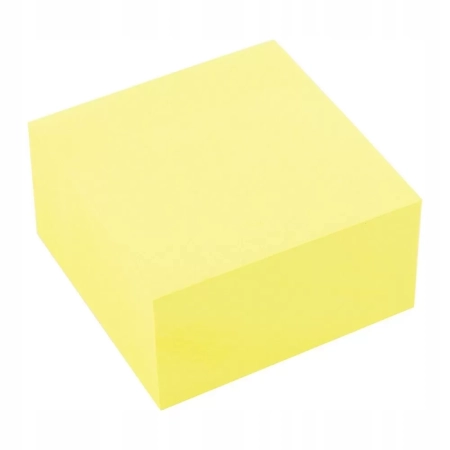 BLOCZEK D.RECT SAMOPRZYLEPNY 76x76mm ŻÓŁTY 400szt