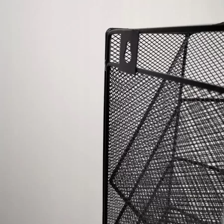 ZESTAW 5 PÓŁEK CZARNY Q-CONNECT ŚCIENNY METALOWY