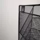 ZESTAW 5 PÓŁEK CZARNY Q-CONNECT ŚCIENNY METALOWY