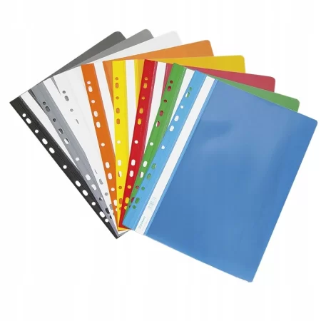 SKOROSZYT PVC A4 TWARDY 150/160MIK DONAU WPINANY ŻÓŁTY