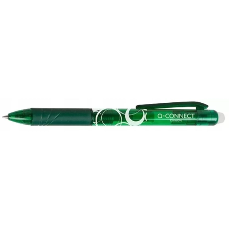 DŁUGOPIS AUTOMATYCZNY WYMAZYWALNY 1,0MM Q-CONNECT ZIELONY
