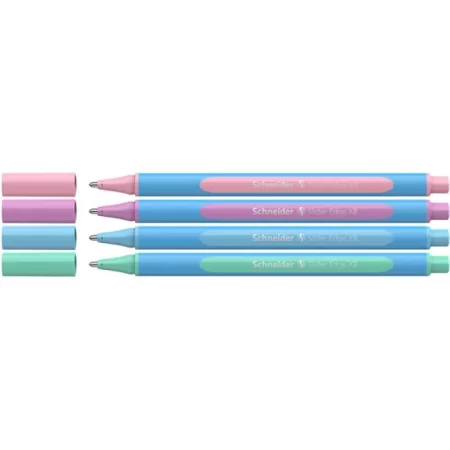 DŁUGOPIS SCHNEIDER SLIDER EDGE XB 4SZT MIX PASTEL
