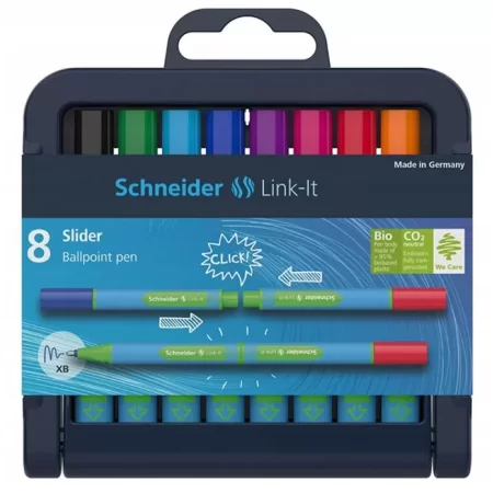 DŁUGOPIS SCHNEIDER SLIDER XB BLISTER PASTEL 4szt