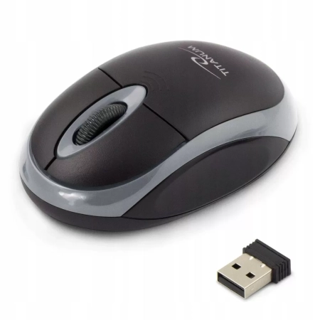MYSZ BEZPRZ. 2.4GHZ 3D OPT. USB VULTURE CZAR/SZARA