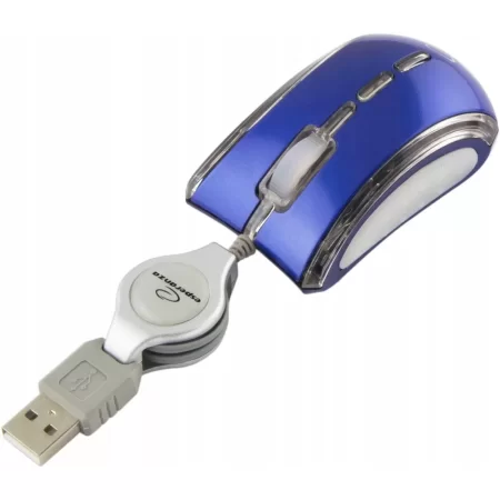 MYSZ PRZEWOD. MINI OPT. USB CELANEO NIEBIESKA