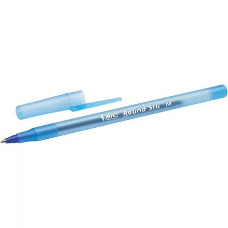 DŁUGOPIS BIC ROUND STICK NIEBIESKI 8szt