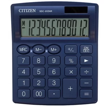 Kalkulator biurowy Citizen SDC812NRNVE GRANATOWY