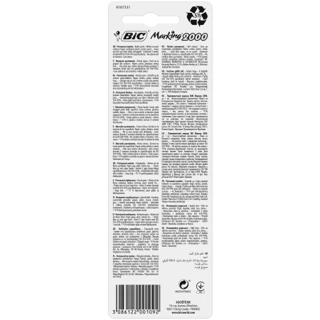 Marker permanentny czarny BIC 1 szt.