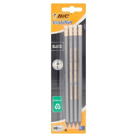 ZESTAW OŁÓWKÓW BIC HB 4SZT