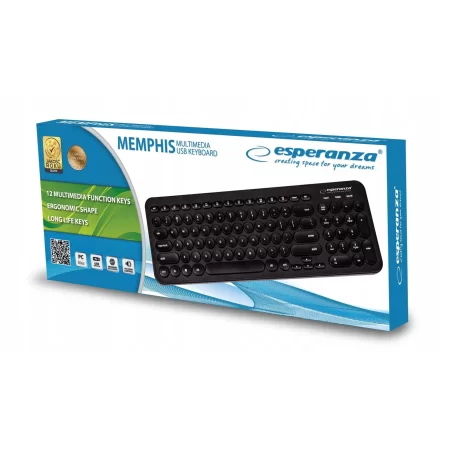ESPERANZA KLAWIATURA PRZEWOD. MULTIMED USB MEMPHIS