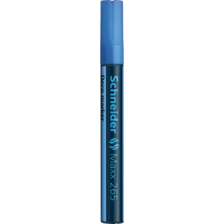 MARKER KREDOWY SCHNEIDER MAXX 265 DECO OKRĄGŁY 2-3MM JASNONIEBIESKI