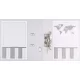 SEGREGATOR BASIC-S Z SZYNĄ PP A4/50MM SZARY