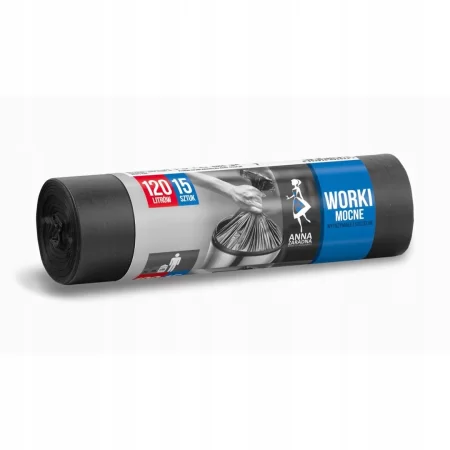 Worki na śmieci Anna Zaradna 120l 15szt