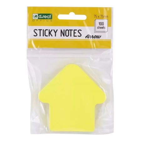 NOTES SAMOPRZYLEPNY D.RECT 75x75mm 100K STRZAŁKA