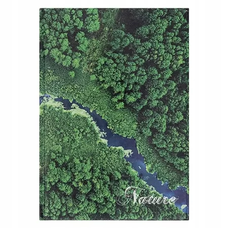 ZESZYT BRULION NATURE A5 96K KARTEK W KRATKĘ