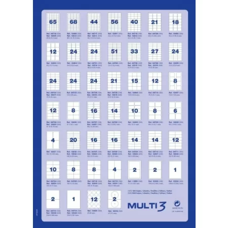 Etykiety 63,5x38,1mm białe do drukarki