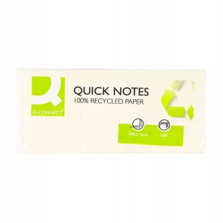 Bloczek samoprzylepny żółty karteczki notes