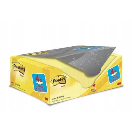 Karteczki Post-it Żółte 76x127 16bloczków