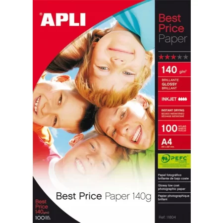 Papier fotograficzny A4 140gsm błyszczący 100ark