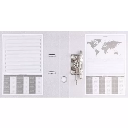 SEGREGATOR BASIC-S Z SZYNĄ PP A4/75MM ŻÓŁTY