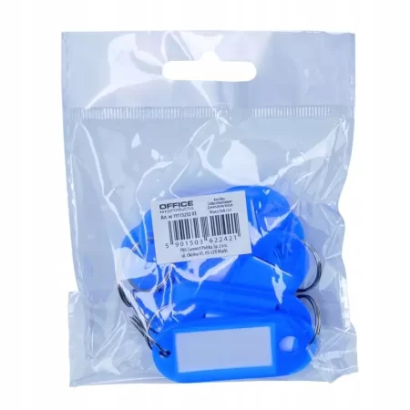 ZAWIESZKA NA KLUCZE OFFICE PRODUCTS 50X20MM NIEBIESKA A10