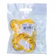 ZAWIESZKA NA KLUCZE 50X20MM ŻÓŁTA 10SZT