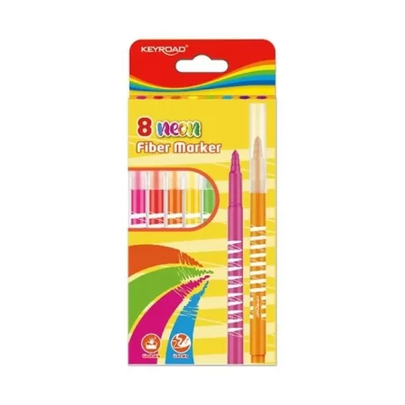 FLAMASTRY KEYROAD FIBER MARKER NEON 8SZT