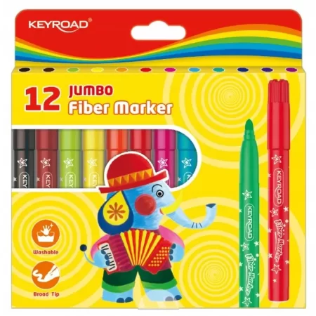 FLAMASTRY KEYROAD JUMBO 12SZT