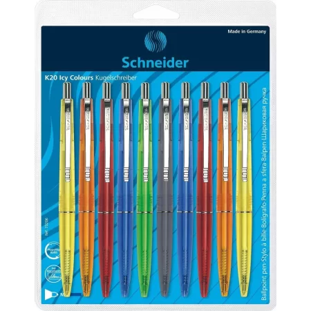 DŁUGOPIS AUTOMATYCZNY SCHNEIDER K20 ICY M 10SZT MIX