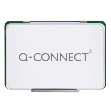 PODUSZKA DO STEMPLI Q-CONNECT Z TUSZEM 110X70MM METALOWA ZIELONA