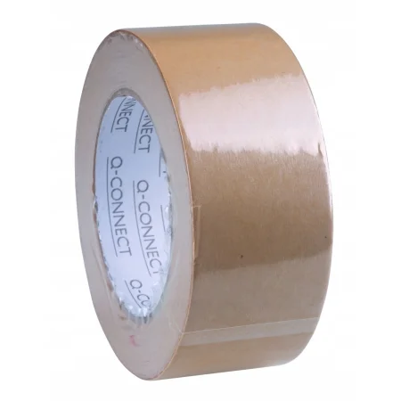 TAŚMA PAPIEROWA Q-CONNECT KRAFT 130MIC GRUBA MOCNA SOLIDNA 50MM/50M