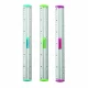 LINIJKA ALUMINIOWA KEYROAD Z UCHWYTEM NA OŁÓWEK MEASURE CLIP 30CM MIX