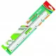 LINIJKA ALUMINIOWA KEYROAD Z UCHWYTEM NA OŁÓWEK MEASURE CLIP 30CM MIX