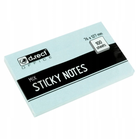 NOTES SAMOPRZYLEPNY D.RECT 76X127MM MIX