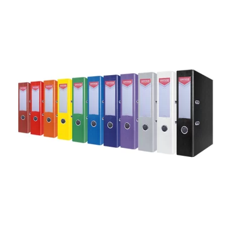 SEGREGATOR OFFICE PRODUCTS OFFICER Z SZYNĄ PP A4 75MM CZARNY