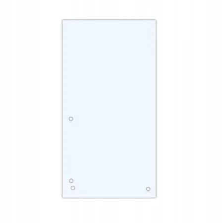 PRZEKŁADKI DONAU KARTON 1/3 A4 235X105MM 100SZT BIAŁE
