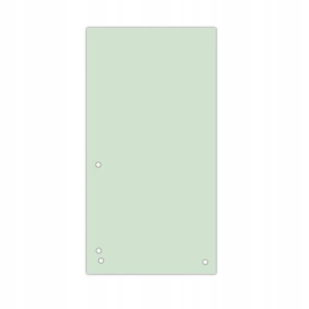 PRZEKŁADKI DONAU KARTON 1/3 A4 235X105MM 100SZT ZIELONE