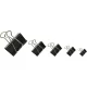 KLIPY DO DOKUMENTÓW OFFICE PRODUCTS 19MM 12SZT CZARNE