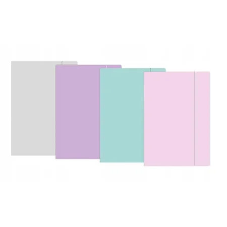 TECZKA Z GUMKĄ OFFICE PRODUCTS PASTEL KARTON/LAKIER A4 300GSM 3-SKRZ. MIX