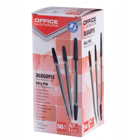 DŁUGOPIS OFFICE PRODUCTS 1,0MM CZARNY