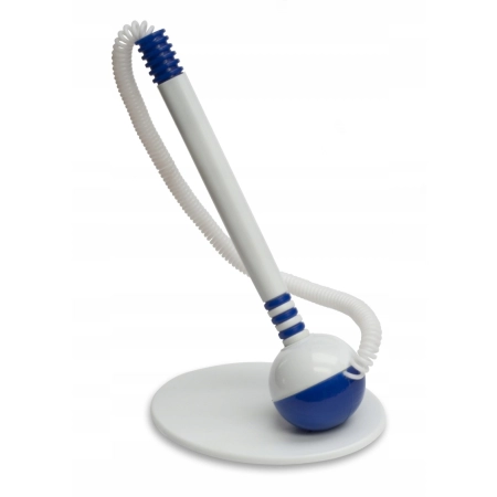 DŁUGOPIS NA SPRĘŻYNCE OFFICE PRODUCTS STOJĄCY SMOPRZYLEPNY NIEBIESKI