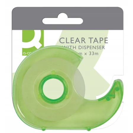 TAŚMA BIUROWA Z DYSPENSEREM Q-CONNECT 19MM 33M MIX