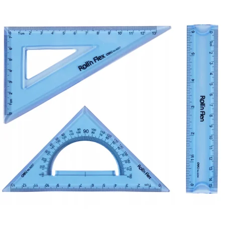 ZESTAW GEOMETRYCZNY ELASTYCZNY 3szt