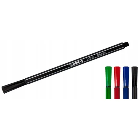 ZESTAW 4 CIENKOPISÓW DONAU D0FINE 0,4MM 4SZT W ETUI