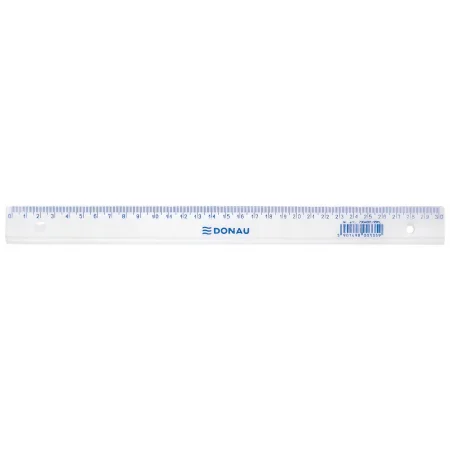 LINIJKA DONAU 30CM TRANSPARENTNA