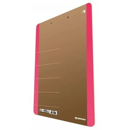 CLIPBOARD DONAU LIFE KARTON A4 Z KLIPSEM RÓŻOWY