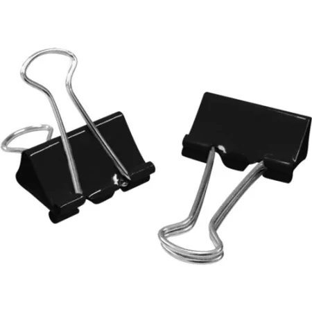 KLIPY DO DOKUMENTÓW OFFICE PRODUCTS 41MM 12SZT CZARNE